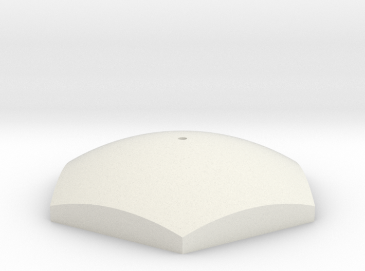 Model Kit Domed Hex Base - Large - .2&quot; Receptacle 3d printed