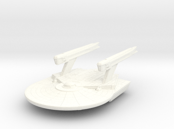 Federation Repulse Heavy Cruiser (1/3750) 3d printed