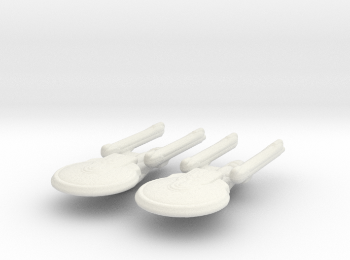 Excelsior Class (NCC-1701-B Type) 1/20000 x2 3d printed