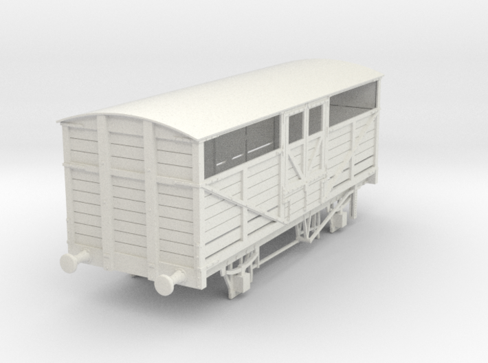 o-43-met-railway-22ft-cattle-wagon 3d printed