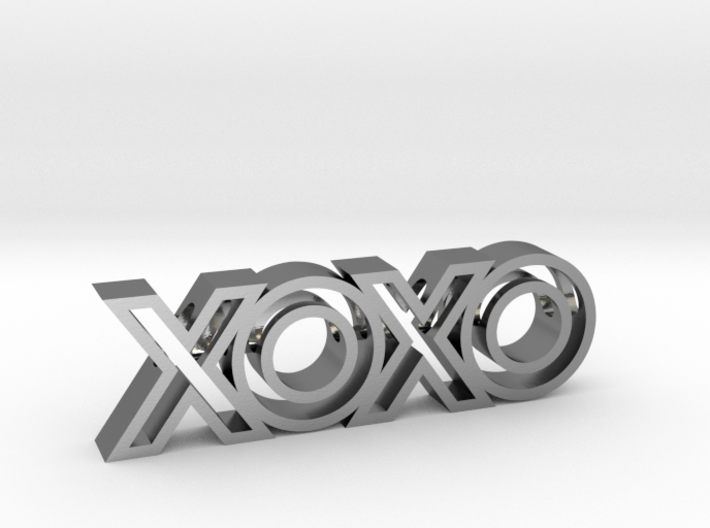 XOXO Pendant (Necklace) 3d printed