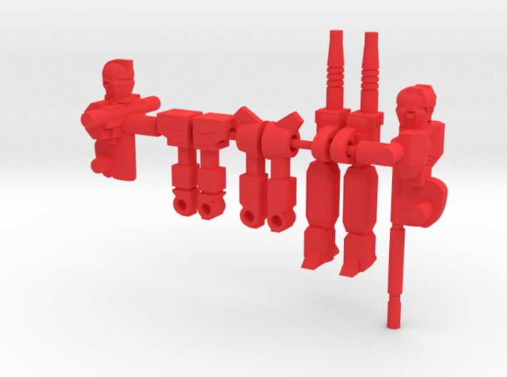 Peacemaker Pinpointer Spoilsport RoGunners  3d printed Red Parts