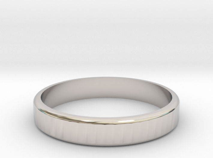 platinum ring for girls All sizes, multisize 3d printed