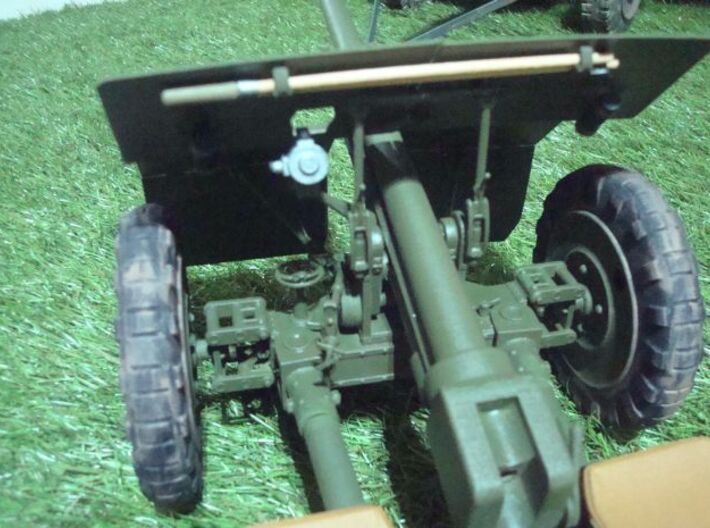 1/6 Bofors 37 mm anti-tank gun - carriage cradle 3d printed 