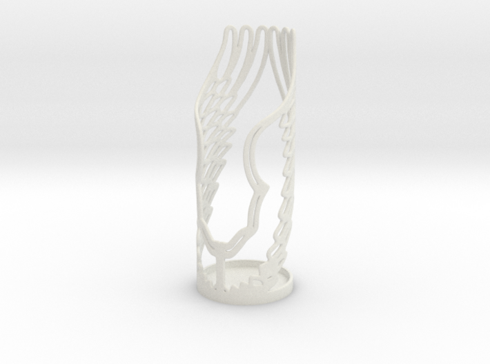 winged toothbrush holder 3d printed