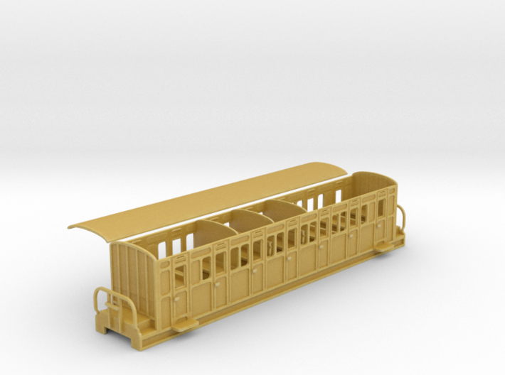 Ffestiniog Rly compartment comp coach NO.15 or 16 3d printed