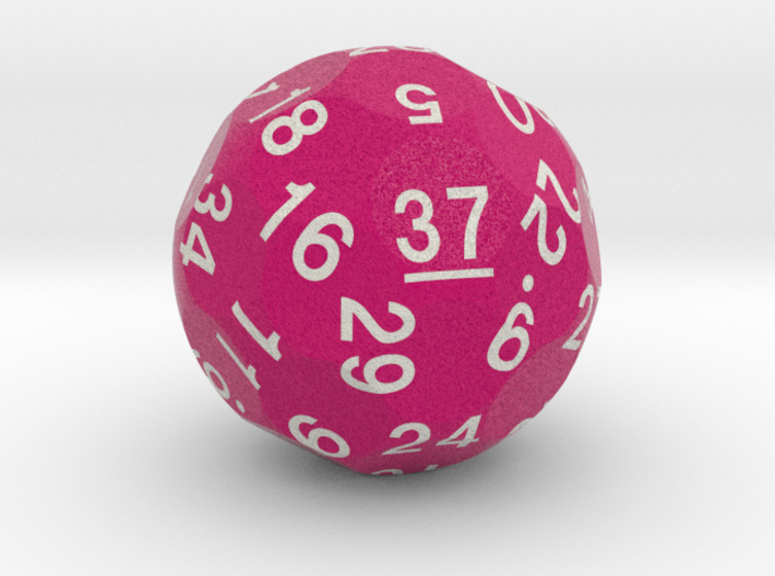 d37 Optimal Packing Sphere Dice 3d printed