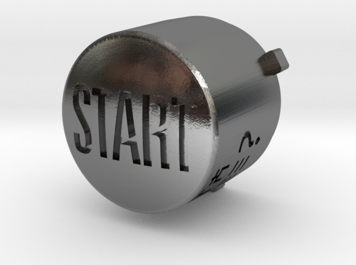 Vanilla N64 Start button in Metal 3d printed