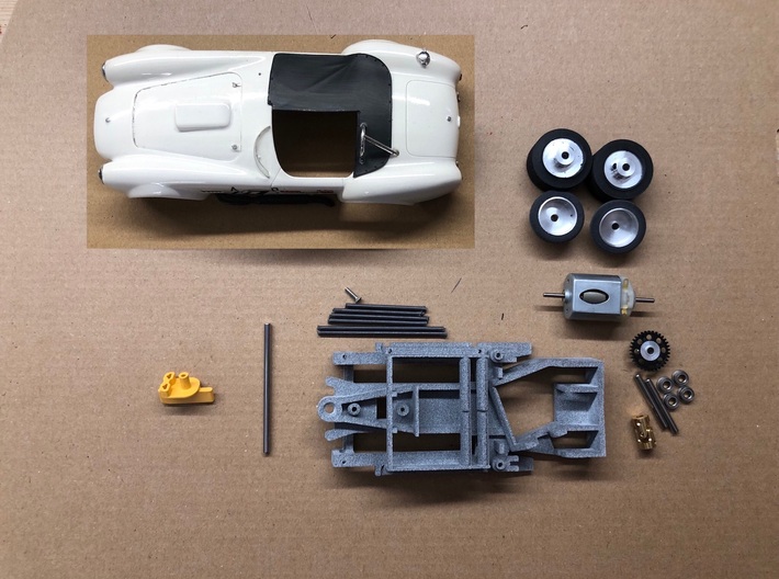 EVO3 Chassis Shelby Cobra 427 S/C Revell 07367 3d printed 