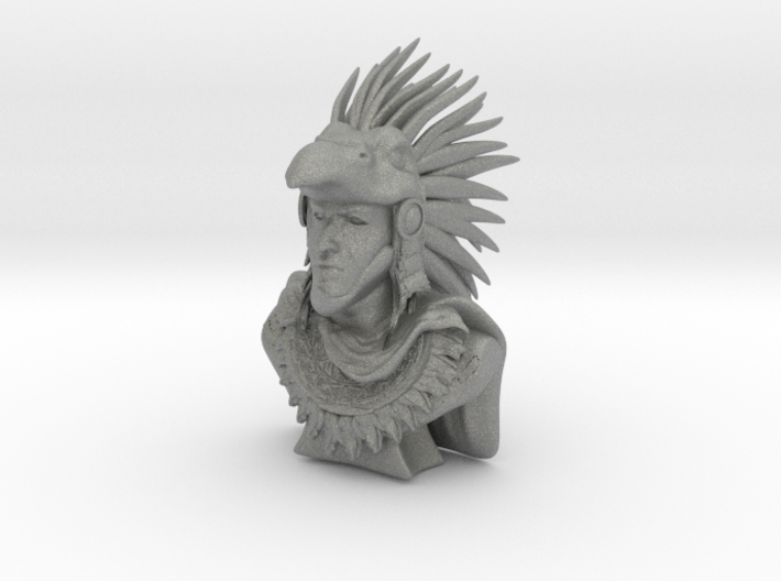 Aztec Warrior Bust 3d printed