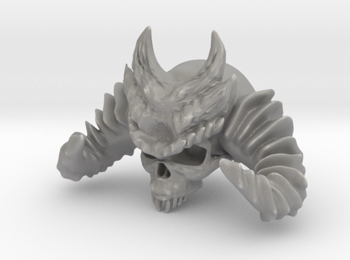 Demon Skull 3d printed