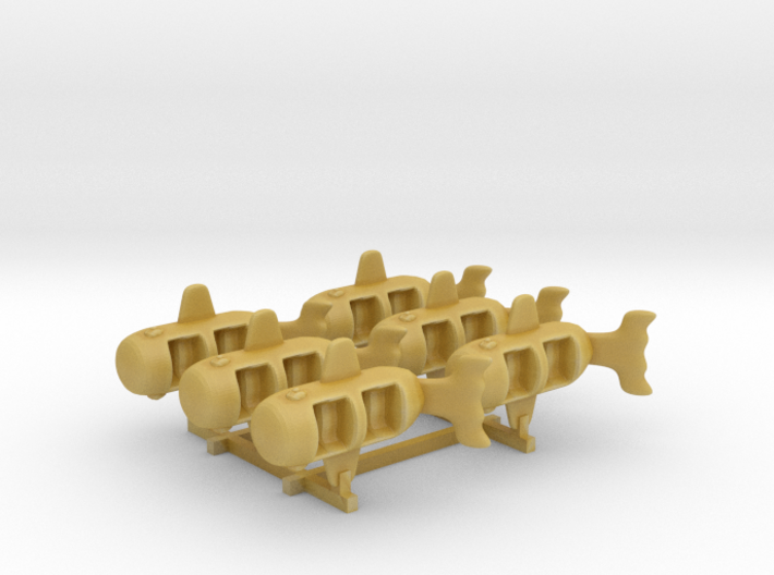 DIVE BOMBER - Whale Tubs (x6) 3d printed