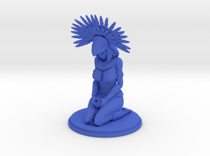 Aztec Woman Statue 3d printed