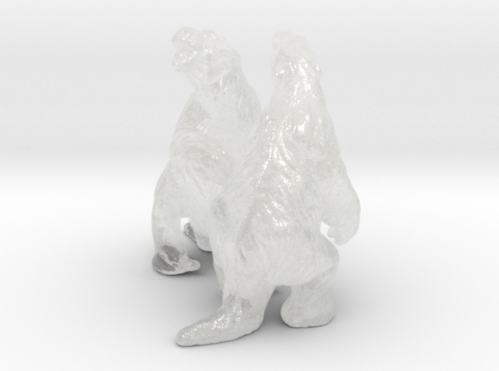 Megatherium prehistoric creature 6mm models set wh 3d printed