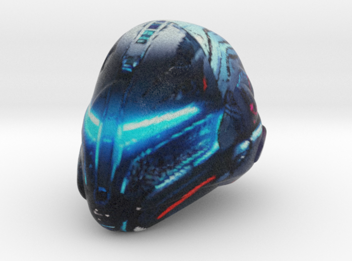 Sci Fi Helmet 3d printed