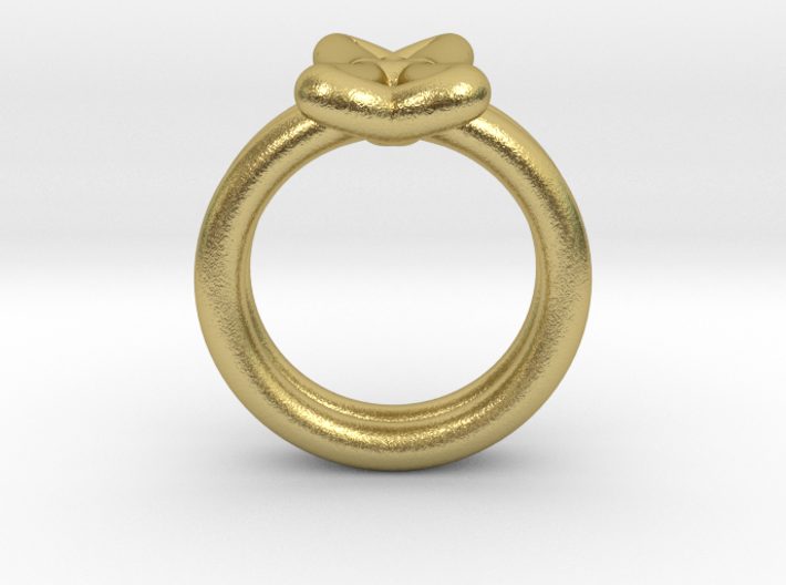 Bowtie Balloon Ring 3d printed