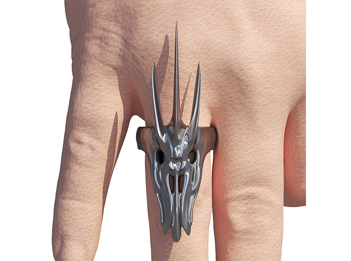Sauron Ring - Size 6 3d printed 