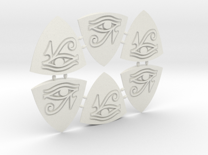 Eye Of Horus / Eye Of Ra Guitar Pick (6 Pack) 3d printed