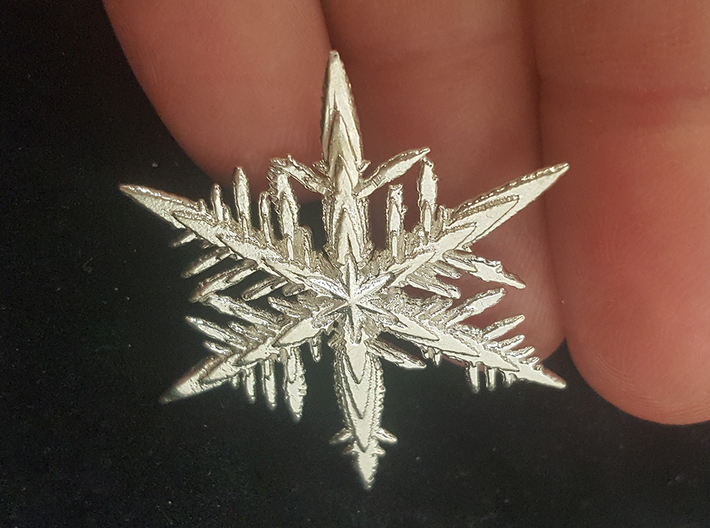 Snowflake pendent, just in time for Frozen season 3d printed 