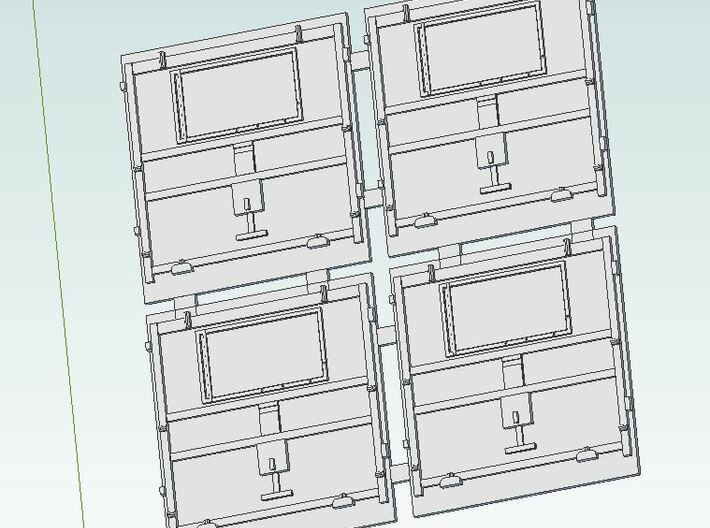 grain plug doors  for 10 foot 6 inch car      3d printed Photo of CAD model