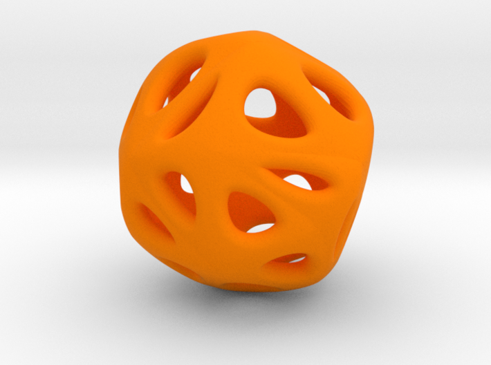 Pierced Sphere Pendant 3d printed