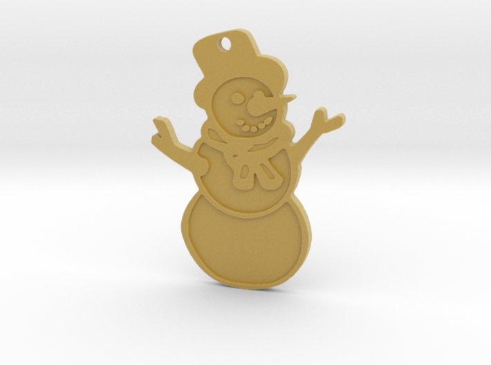 Snowman 3d printed