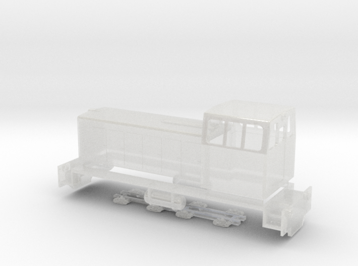 TU7 diesel locomotive 3d printed