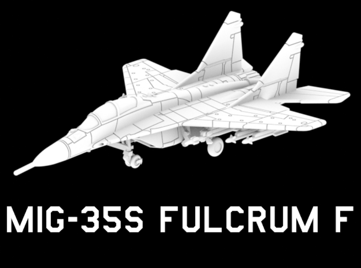 MiG-35S Fulcrum F (Loaded) 3d printed