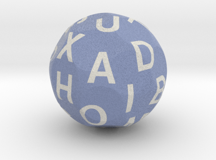 d26 Sphere Dice - Alphabet 3d printed