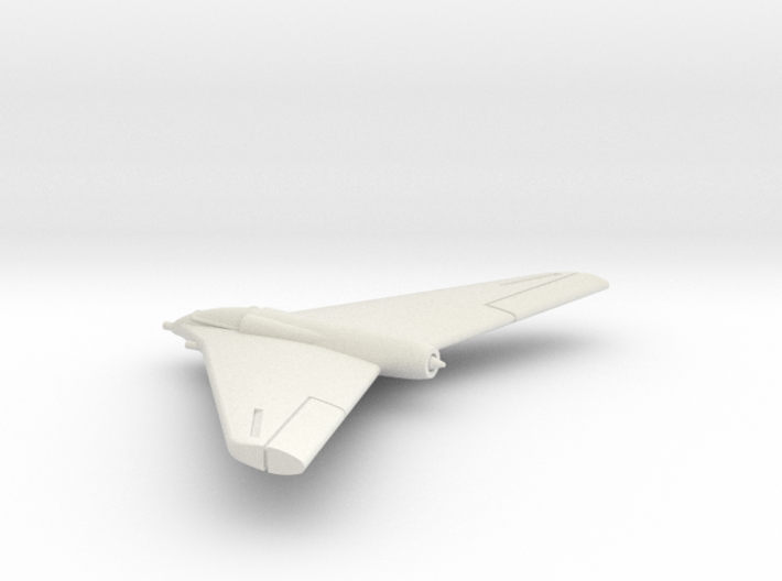 Horten Ho X (with support tabs) 3d printed