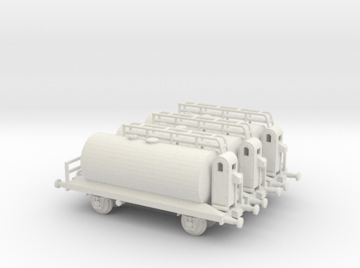 1/144 B-Stoff tank wagons, set of 3 3d printed 