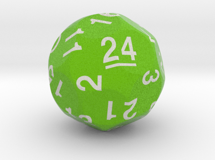 d24 Sphere Dice &quot;Chrono Cadence&quot; 3d printed