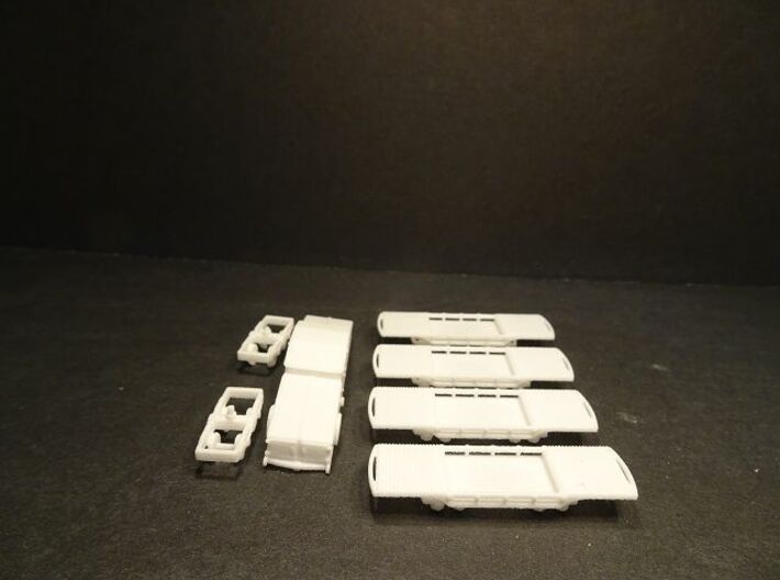1/144 French WWI narrow gauge train 3d printed 