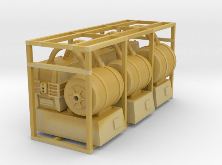 Echo Base Barrel Things 1:43 with Hoses 3d printed