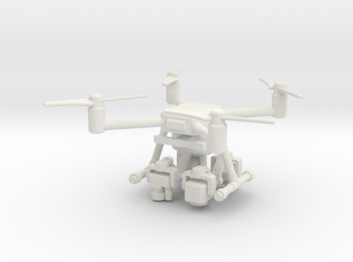 Quadrocopter Drohne 3d printed