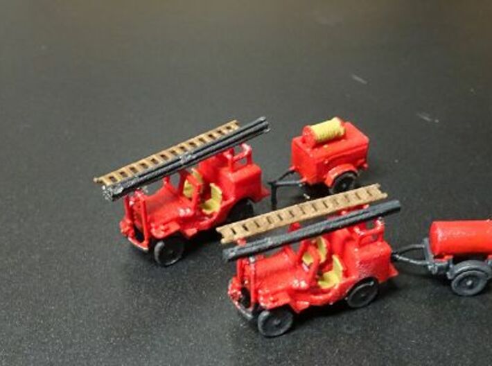 1/144 Jeep fire engine US Air Force 3d printed 