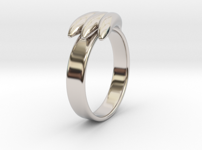 Jewelry Engagement Banana Ring 3d printed