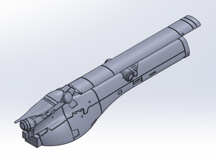 LOGH Imperial Small Fast Ship 1:2000 3d printed 