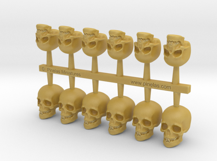 Skulls 01. 1:24 Scale 3d printed