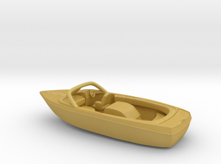 Motorboat 1:100 scale 3d printed