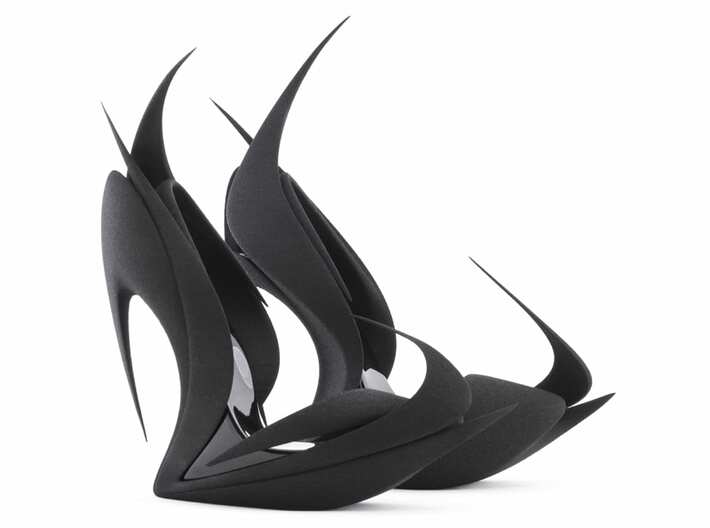 Right Flames High Heel 3d printed 