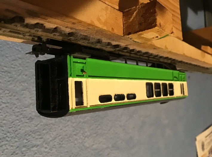 Ffestiniog Rly Carnforth buffet/3rd coach NO.114 3d printed The finished product 