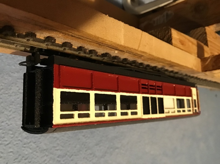 FR Superbarn service coach NO.125 refurbished 3d printed The finished product 