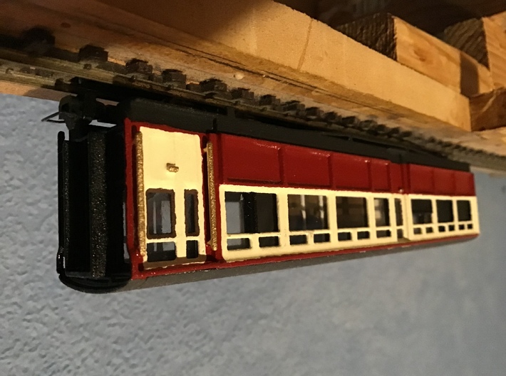 Ffestiniog Rly Superbarn service coach NO.125 3d printed The finished product 