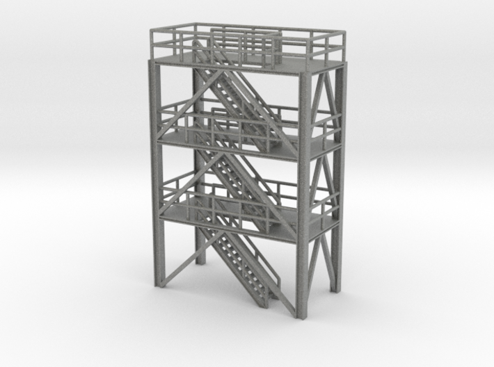 N Scale Refinery Stairs H54 3d printed