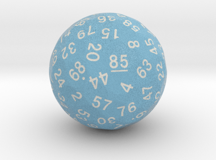 d85 Sphere Dice &quot;Azaria&quot; 3d printed