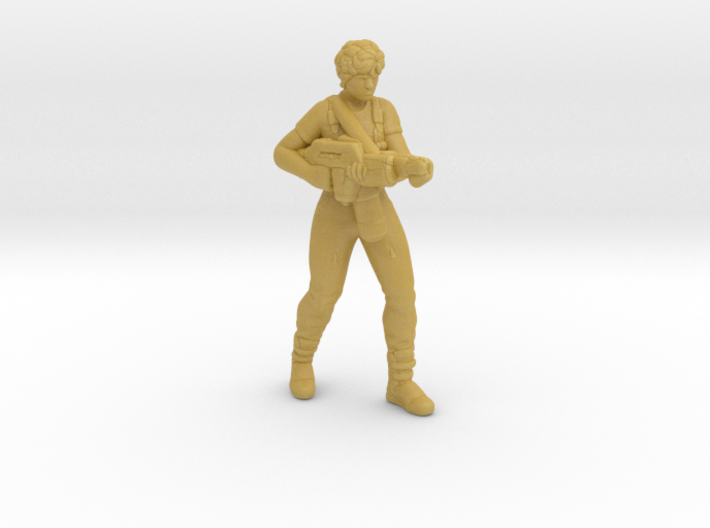 Ripley HO scale 20mm miniature model female hero 3d printed