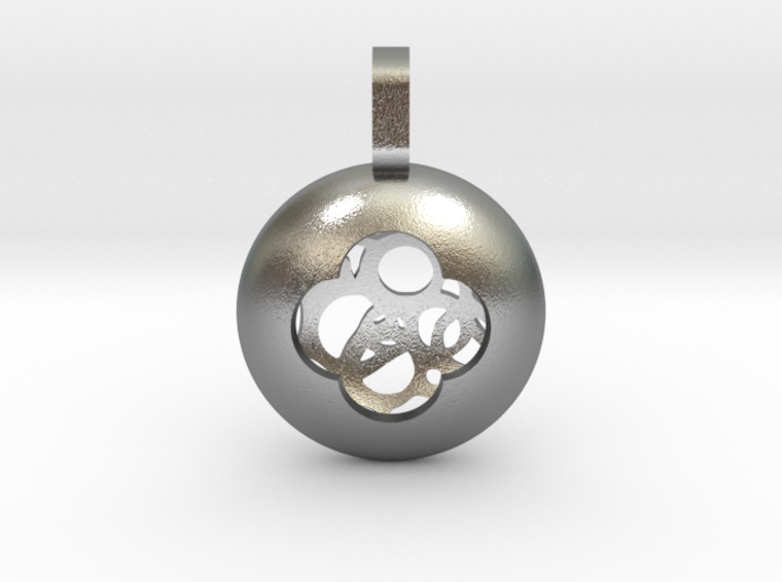 [TimelessSphere][Silver][Mod01] 3d printed [TimelessSphere][Mod01]-[Silver] | [18mmx18mmx065mm]