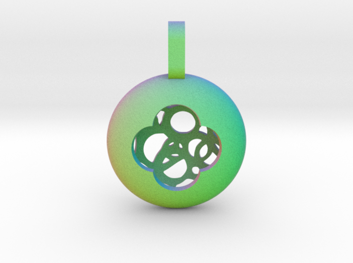 [TimelessSphere][SpringColors][Mod01] 3d printed [TimelessSphere][Mod01]-[Nylon]-[SpringColors] | [18mmx18mmx065mm]