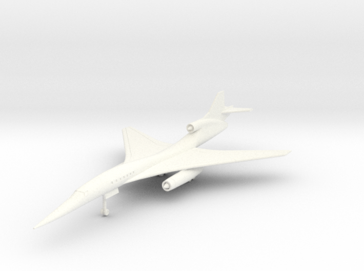 Aerion AS2 Quiet Supersonic Business Jet 3d printed